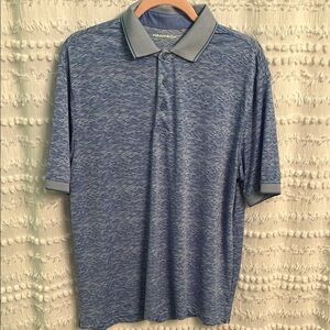 Hawke & Co Blue Wave Polo Shirt